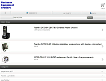Tablet Screenshot of businessequipmentbrokers.com